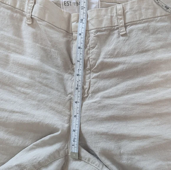 Frank & Eileen Cement Wexford Wide leg Linen Pants - Picture 7 of 10